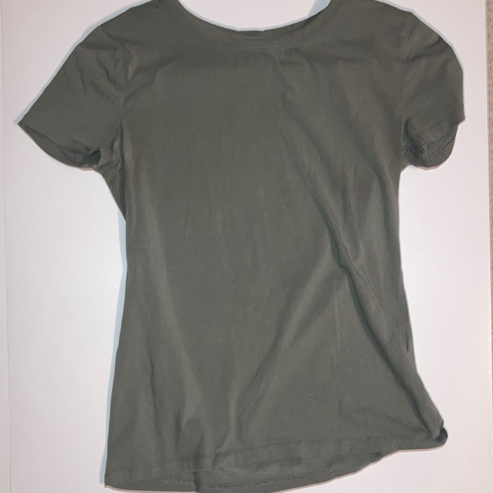 H&M Plain Green Shirt